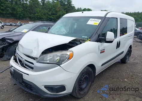2017 Ram Promaster City Tradesman Slt из США, поврежденный, VIN ZFBERFBB7H6D44341